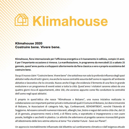 Klimahouse