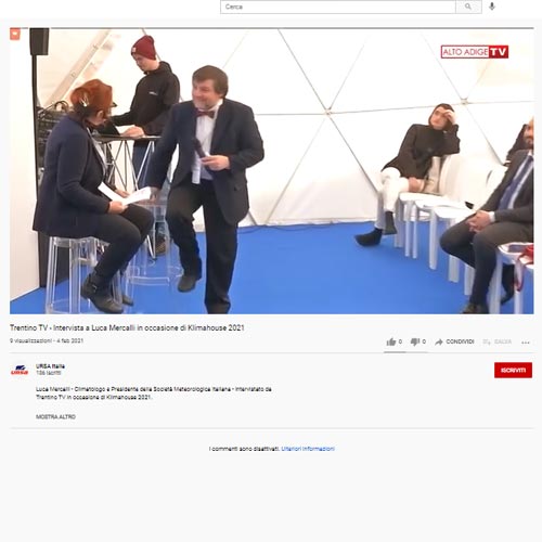Trentino TV - Intervista a Luca Mercalli
