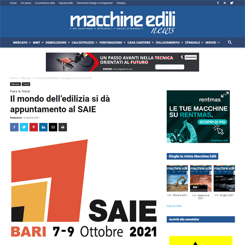 Macchine Edili News