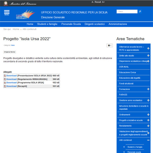 Ufficio Scolastico Regionale per la Sicilia