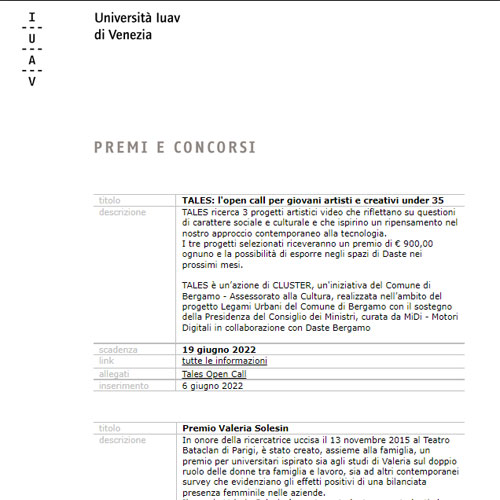 IUAV di Venezia